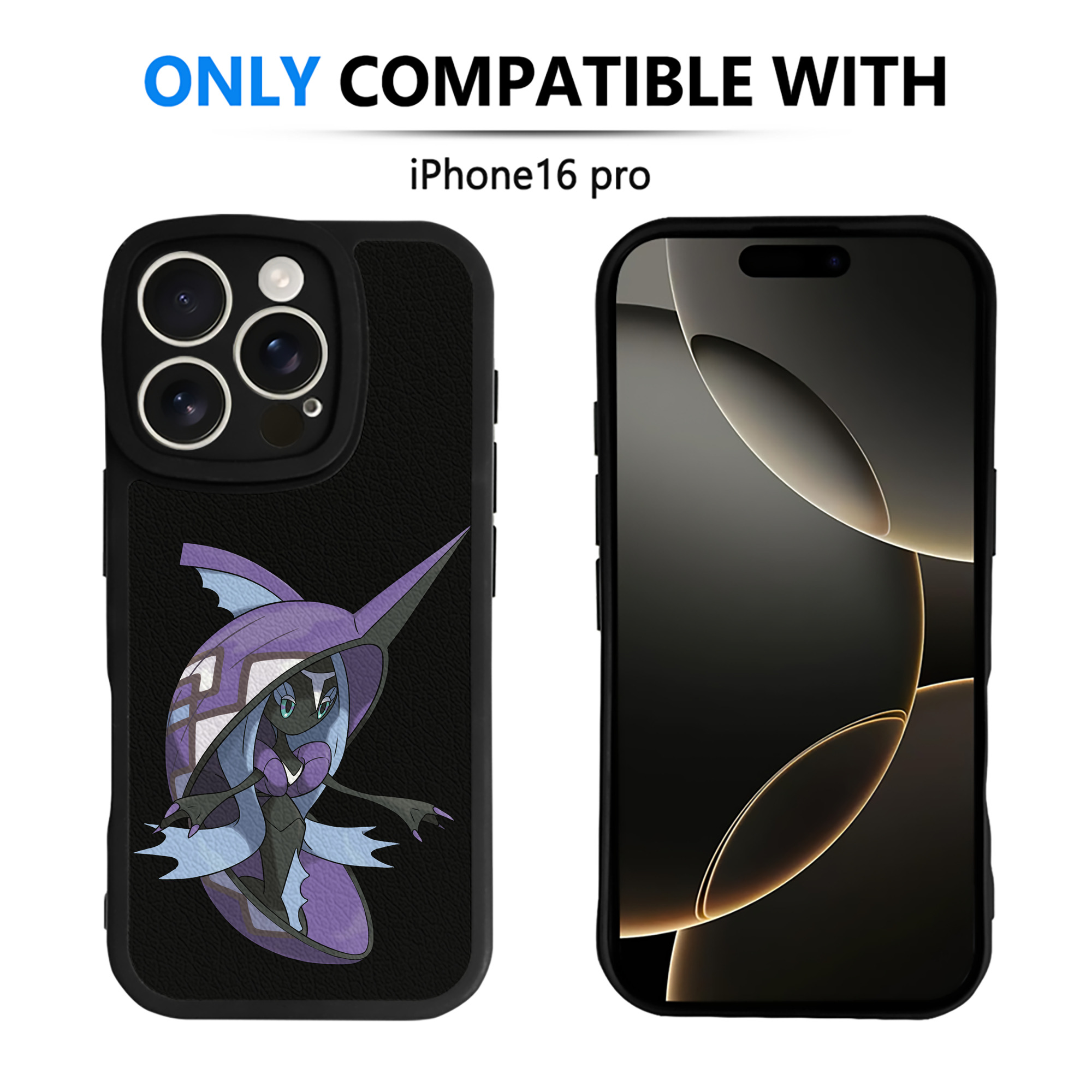 （画像用） ポケットモンスター Pokémon 【iPhone 16シリーズ対応】シリコンスマホケース（レザー調） 材質：シリコン